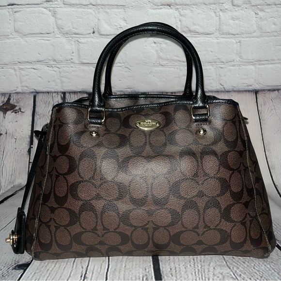 Coach Handbags - Vintage Y2K Coach Margot Signature Carryall Satchel Crossbody Handbag